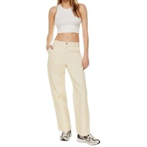 TNA Aritzia high waist cotton carpenter utility pants size 8 excellent condition